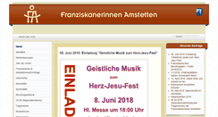 Desktop Screenshot of franziskanerinnen-amstetten.at